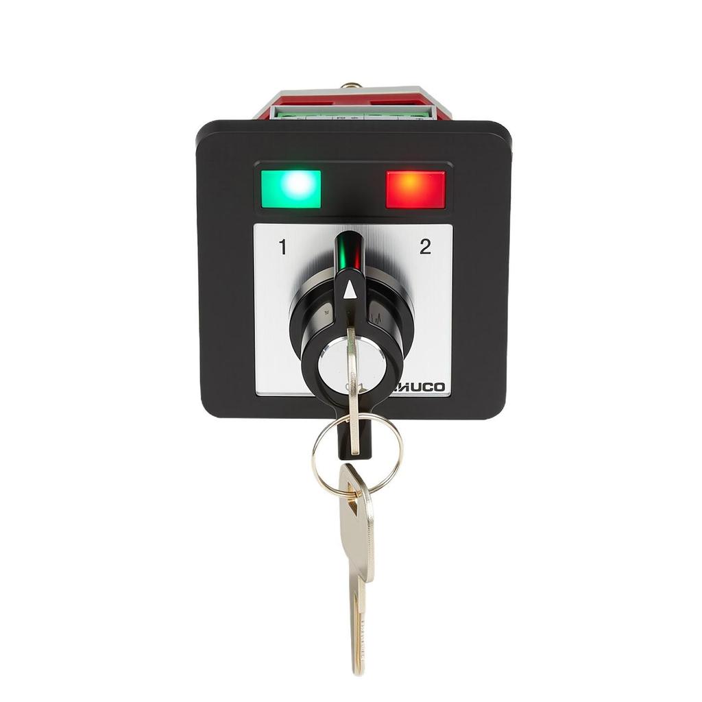 Zhuochao LW12-16/N22.2-72S2 Two-Position Rotary Switch with Indicator Light & Lock