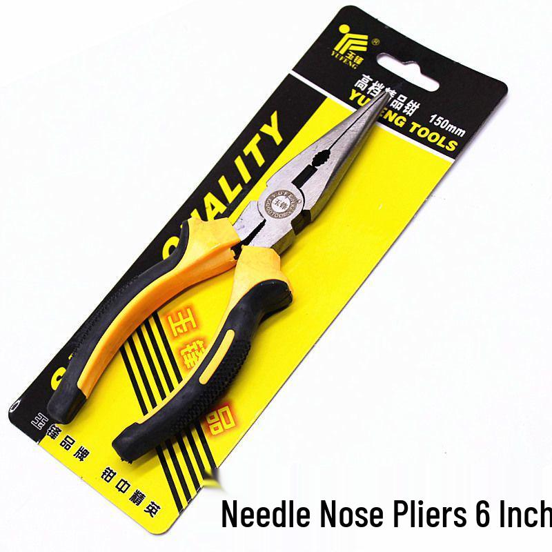 

8 Wire Cutter & Needle Nose Pliers, 6 Pointed Pliers, Flat Nose Pliers, Wire Strippers - Household Multifunctional Set. Free Shipping.