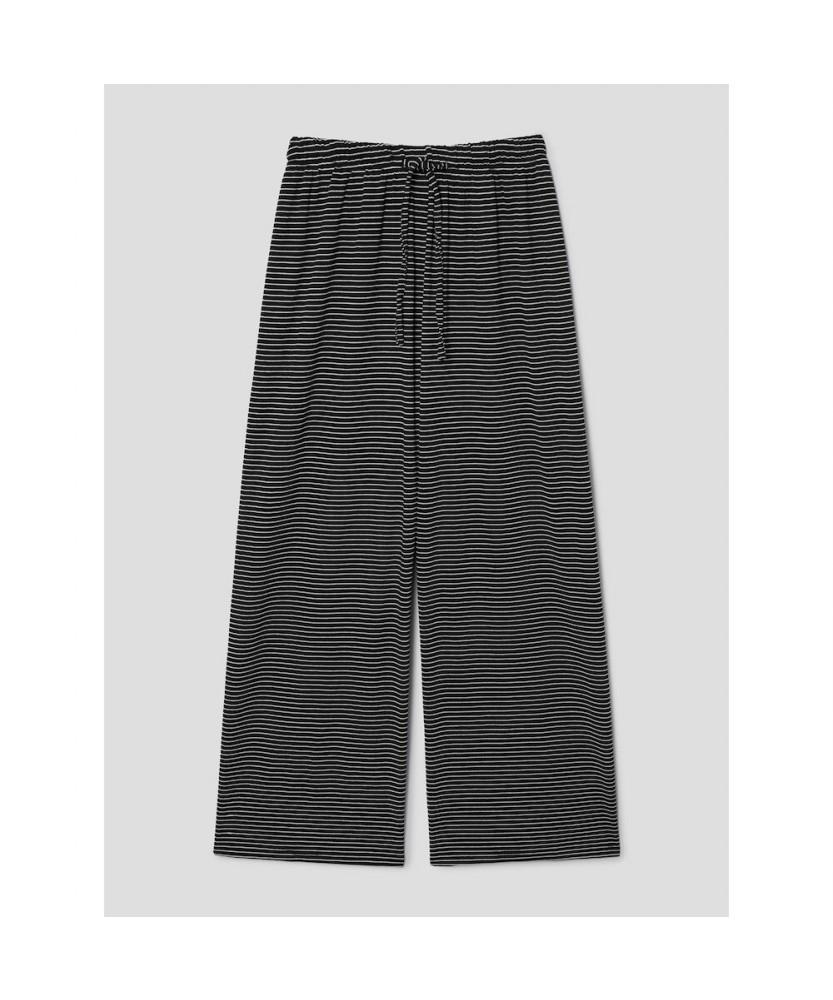 8seconds Striped Jersey Pants Black