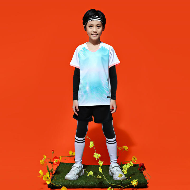 Soccer Uniform Suit Men'S Training Team Uniform Jersey Children Adult Sports Suit Royal Blue Ball Jersey