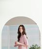 Xuanliang 2026 New Women's Summer Sleepwear, Thin Cotton Short Sleeved Pants, Casual Simple Plus Size Home Suit Set