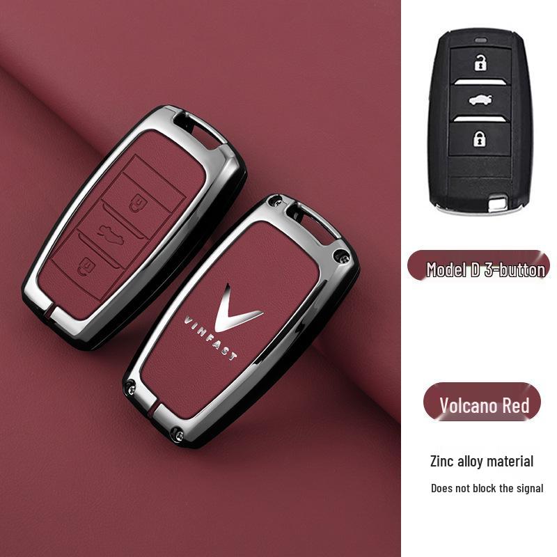 Compatible Metal Key Shell for Vinfast Zhonghua V5 Junjie H530 - Anti-lost Chinese Key Cover . Box Packaging