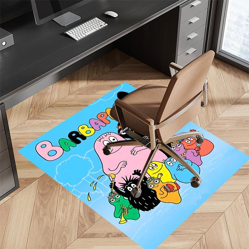 Barbapapa1 Printed Absorbent Washable Carpet, Non-Slip Bathroom Mats, Kitchen Rugs, Yoga Mat,Living Room Entrance, Camping Picnic Rugs