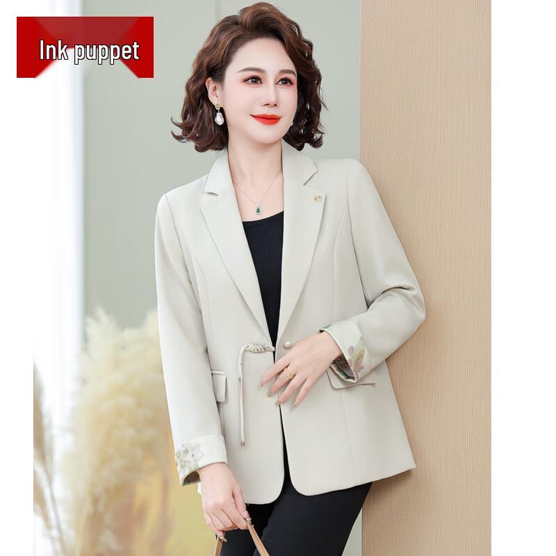 

Женский новый вышитый короткий блейзер в китайском стиле 2XL