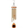 Elegant 25.5inch Aluminum Wind Chimes Metal Tubes Chime Courtyard Corridor Balcony Decor– Perfect Memorial Sympathy Gifts