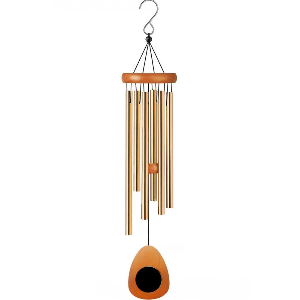 Elegant 25.5inch Aluminum Wind Chimes Metal Tubes Chime Courtyard Corridor Balcony Decor– Perfect Memorial Sympathy Gifts
