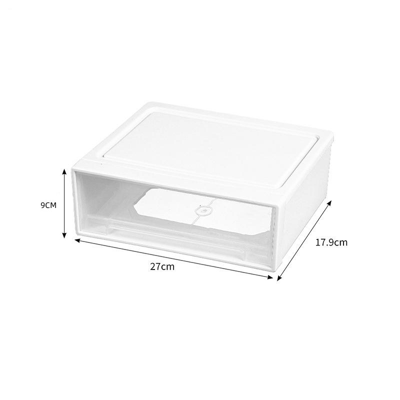 

Desktop Pull-Out Organizer Jewelry Storage Box With Stackable Single-Layer Drawer Design For Bracelets And Necklaces A3