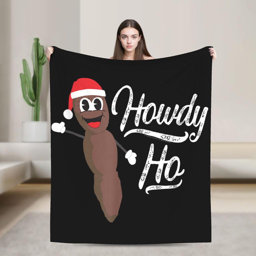 Mr Hankey Merry Christmas Southparkd Blankets Anime Flannel Throw Blanket Summer Air Conditioning Decor Ultra-Soft Warm Bedsprea