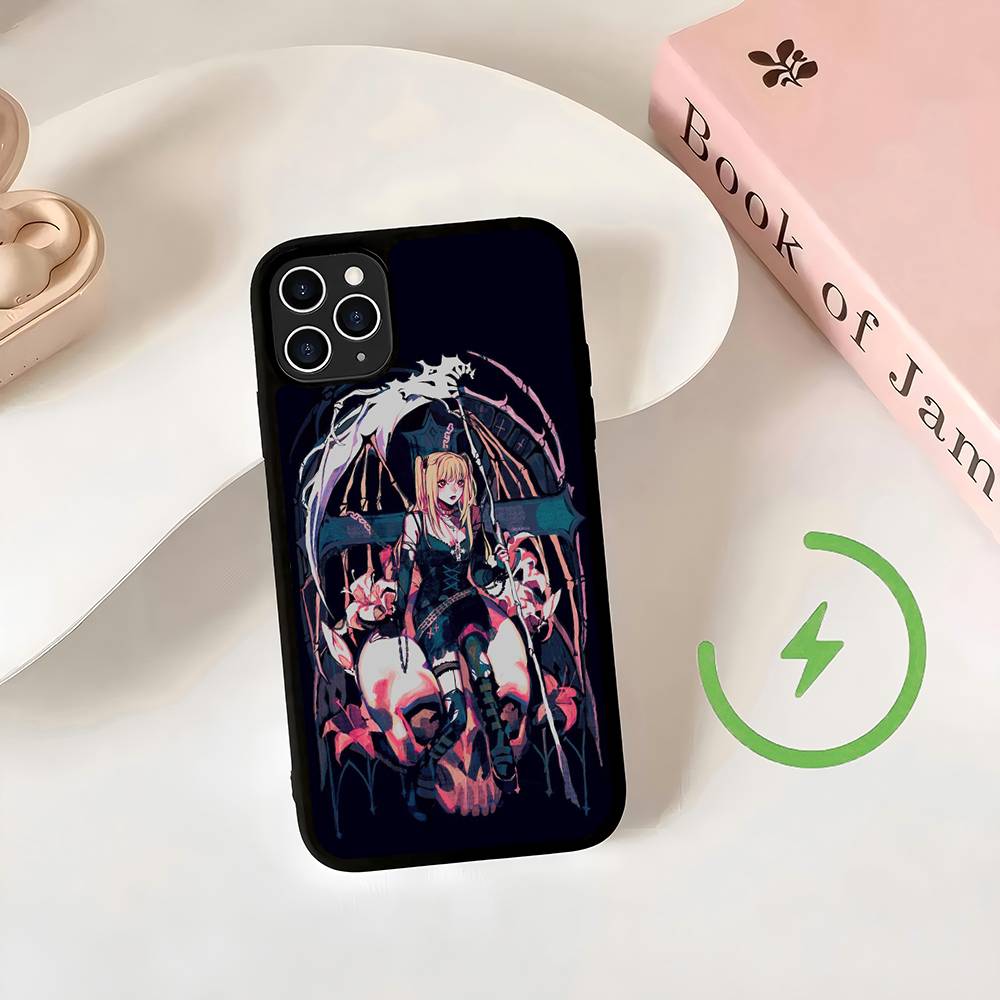 

Misa anime D-Death N-Note For Magsafe Wireless Charge Case For iPhone 17 16 15 14 13 12 11 15 Pro Max Magnetic Cover iPhone 15pro max