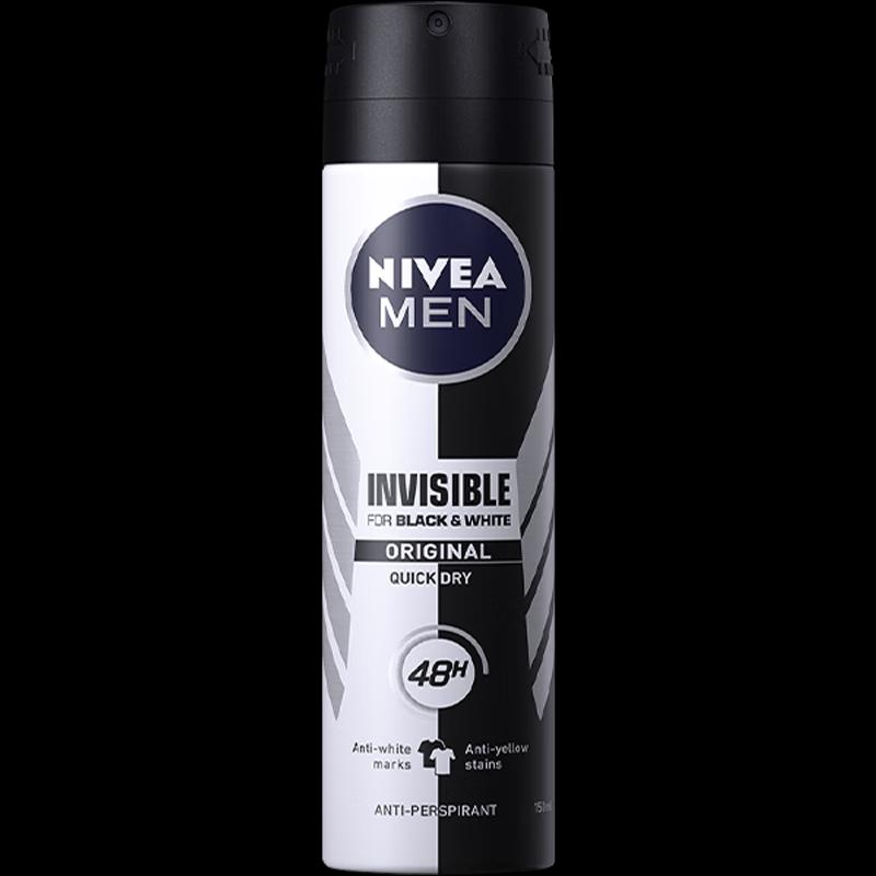 NIVEA Men s Invisible Antiperspirant Spray Twin Pack