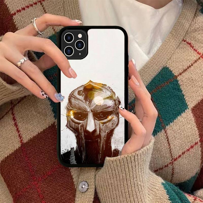 Custodia per Telefono MF Doom in Silicone PC+TPU per iPhone 11 12 13 Pro Max 8 7 6 Plus X SE XR Hard Fundas