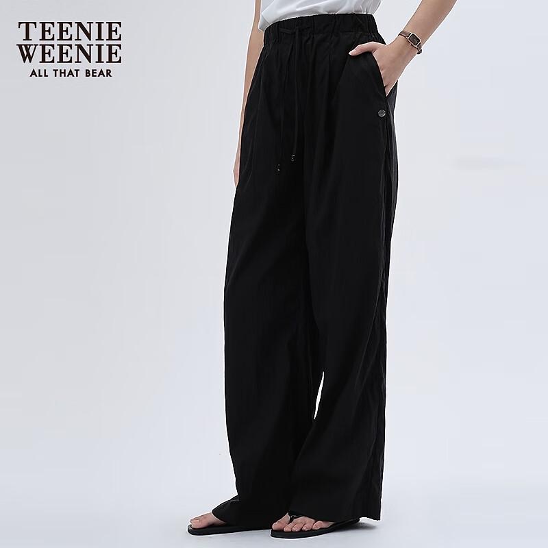 Teenie Weenie Women's Lyocell Blend Relaxed Fit Casual Trousers