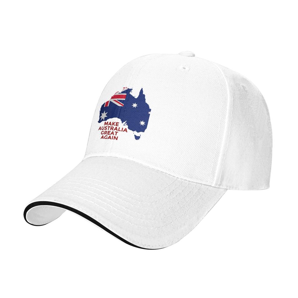 MAKE AUSTRALIA GREAT AGAIN Baseball Cap Stylish UnisexTeens Trucker Hat Sun Visor Print Hiking Fishing Baseball Caps Gift