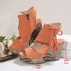 Large Size Wedge Heel Sandals Women's Spring and Summer Fringed High Heel Fish Mouth Platform Women's Shoes Muffin Sole Shoes