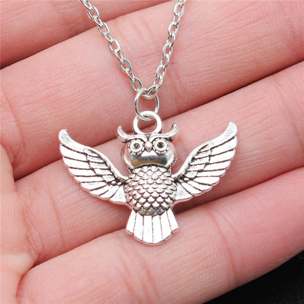 Owl Eagle Necklace On The Neck 43cm Chain Female Jewellery Mother's Day Ethnic Supplies