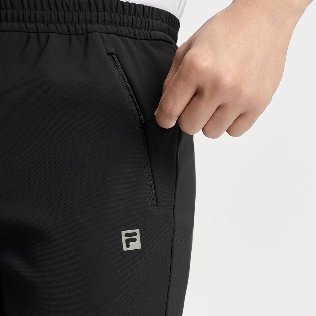 Fila Fitness Fashionable Versatile Casual Comfortable Straight Leg Knit Sports Pants Men Bottoms A11M531608F-BK