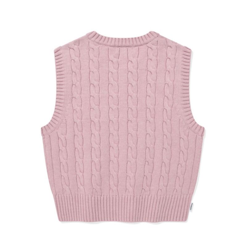 Covernot Women S Cable Knit veSt Co2304kt69 Na Pi Lg