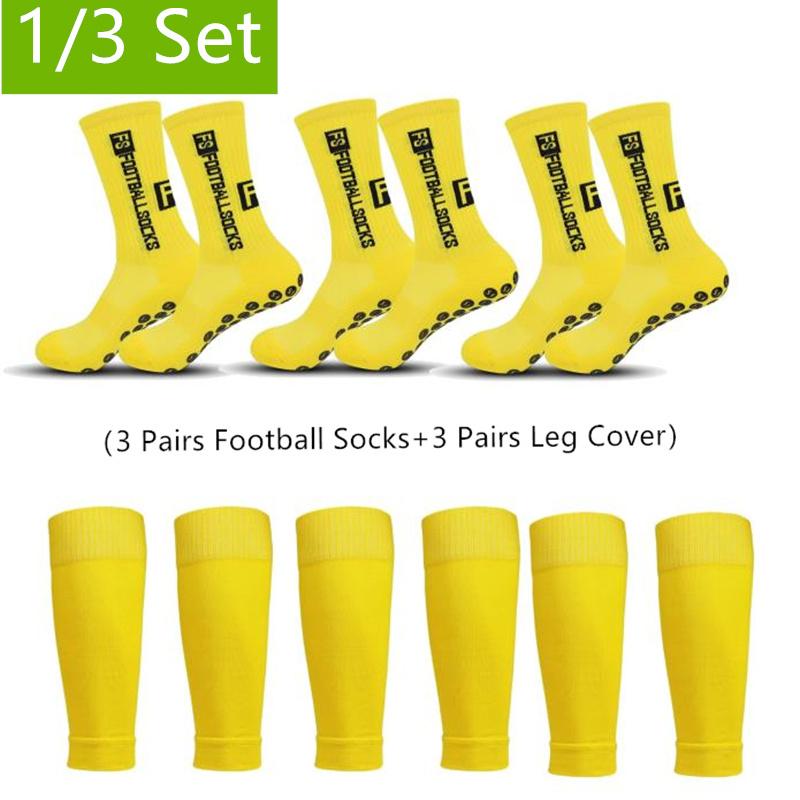 1/3 Set Hochwertige Klebe-Rutschsocken und Beinschutz Fixierte Socken Hochwertige Klebe-Rutschsocken und Beinschu