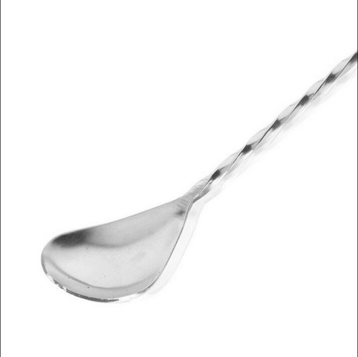 Stainless Steel Cocktail Mixer Bar Puddle Mixing Spoon