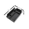 For BMW X3 2024-Present Car Armrest Box Storage ABS Door Windows Lift Cover Storage GPS Organizer Under Centrol Control Tray