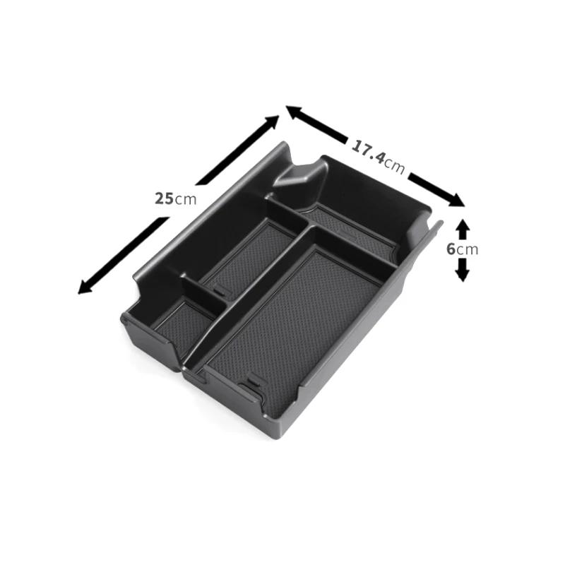 For BMW X3 2024-Present Car Armrest Box Storage ABS Door Windows Lift Cover Storage GPS Organizer Under Centrol Control Tray