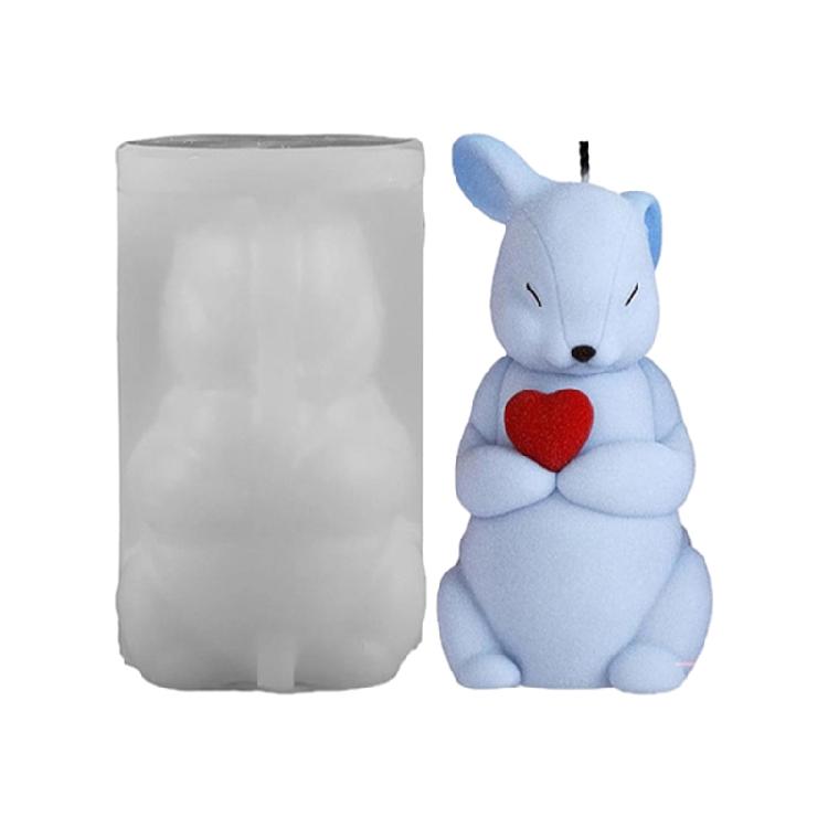 

Gypsum Animal Candle Mold Flexible Silicone Mold for Home Decorations Practical Aromatherapys Mould Jewelry Supplies