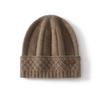 Pure Cashmere Knitted Cold Hat, Warm In Autumn and Winter, Unisex Solid Color Stacking, Simple Versatile Ear Protector Wool Hat