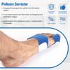 A65T-2Pcs Big Toe Separator Hallux Valgus Orthopedic Bone Finger Pedicure Corrector Splint Correction Bunion Thumb Foot Care Too