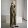 New Women's Plus Size Cotton Linen Dress, Loose Fit Round Neck Long Sleeve Knee-Length Pullover, Japanese Korean Forest Girl Style Casual Summer Dress