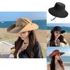 Polyester Summer Wide Brim Fisherman Hat For Men And Women Sun Protection And Breathability