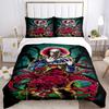 3pcs Horror It "Clown" Bedding Set, Soft Polyester Duvet Cover and Pillowcases Machine Washable Seasons all suitable 04