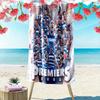 Geelong Cats Print Beach Towel, Large Soft Quick Dry Towel for Beach Camping Swimming