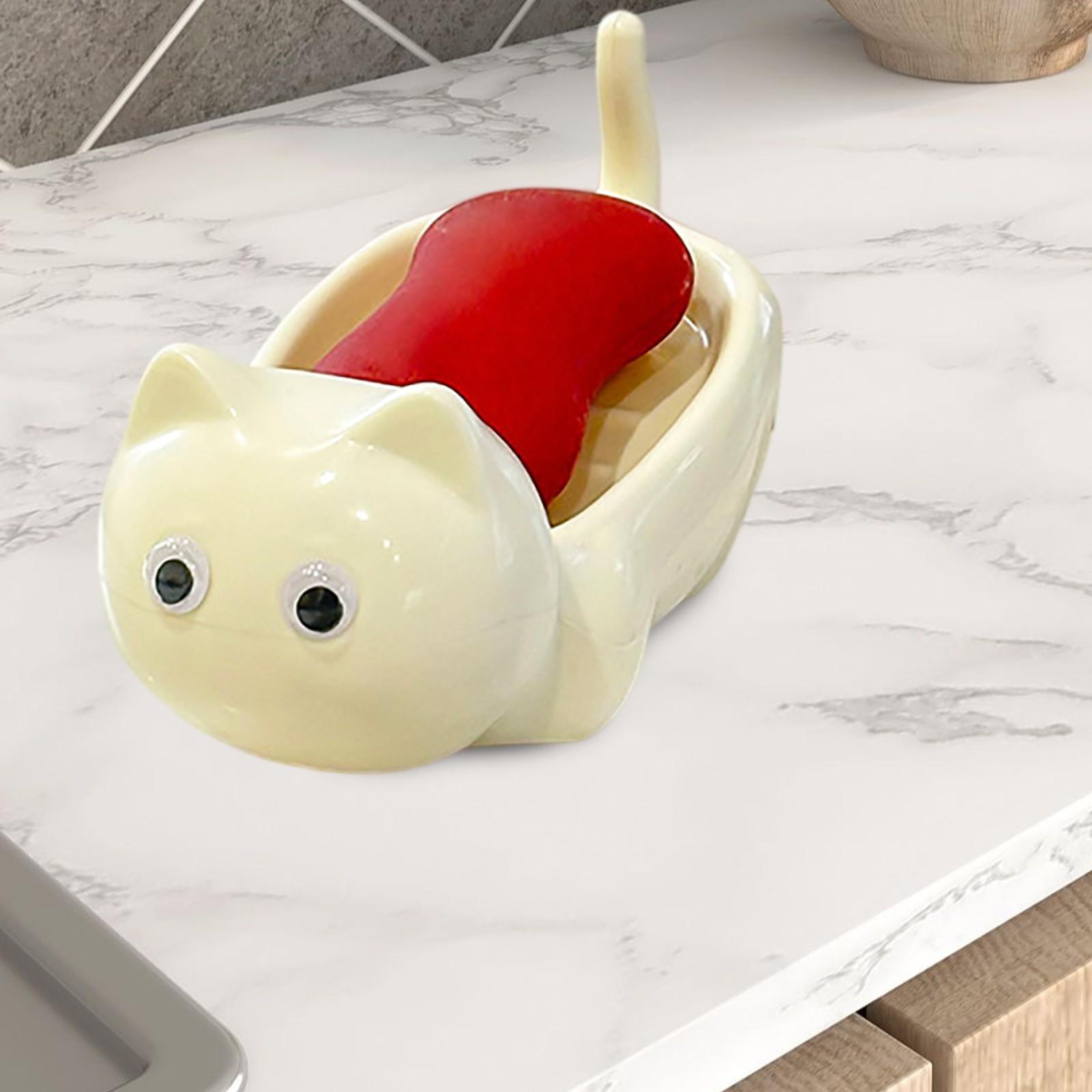 

Cute -shaped Soap Box, Self-draining And Non- Soap Rack, Multifunctional Storage Box For Bathroom And Kitchen, Practical Storage Box For Shower Sink One Size бежевый