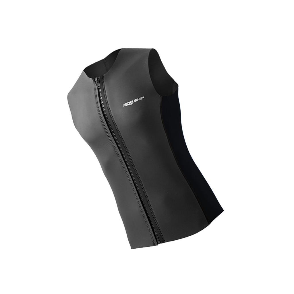 Wetsuit Top Wet Suit Front Zip Snorkeling Vest,Zipper Diving