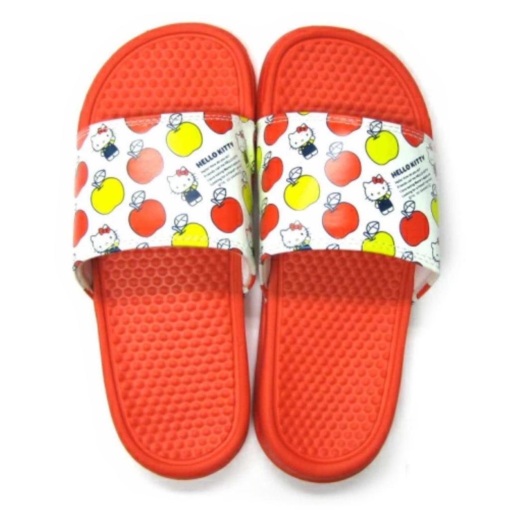 Cute Sanrio character sandals for suitable for outdoor Hello Kitty size women, wear, entryway, design, red, L.