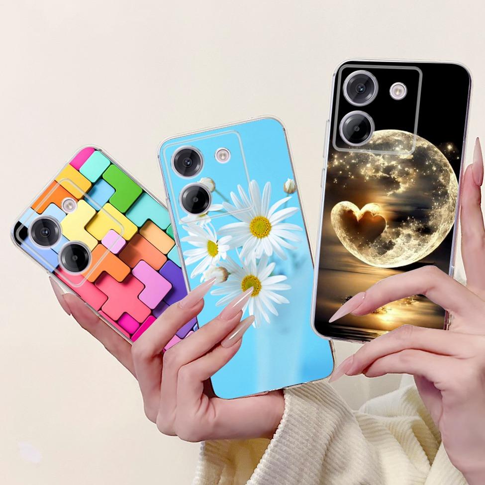 For Xiaomi Poco M7 Pro 5G Case Clear Fashion Luxury Cartoon Funny Cool Painted Soft Phone Case For Poco M7 Pro 5G Back Cover