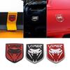 1Pc 3D Metal Snake Logo Badge Stickers Front Grill Side Fender Emblem Badge