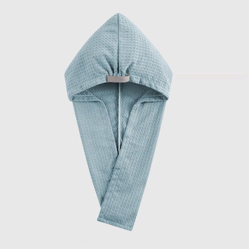 Ultra Absorbent Quick Dry Hair Towel Cap Women Thick Microfiber Bath Hat Long 26x65cm