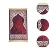 Muslim Prayer Rug Islamic Prayer Rug Gift Traditional Eid Mat Islamic Carpet for Hallway Living Room Prayer Room Bedside