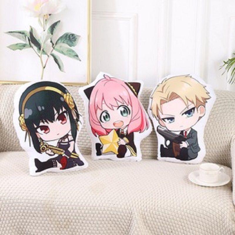 Cute Spy X Family Anya Loid Acrylic Cartoon Plush Doll Pillow For Kids