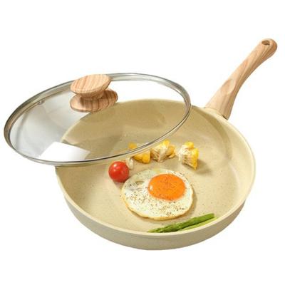 Antihaft-Bratpfanne mit Deckel Eierpfanne PFOA/PFAS/PTFE-frei Bratpfanne Hitzebeständiger Griff für Eier & Omeletts