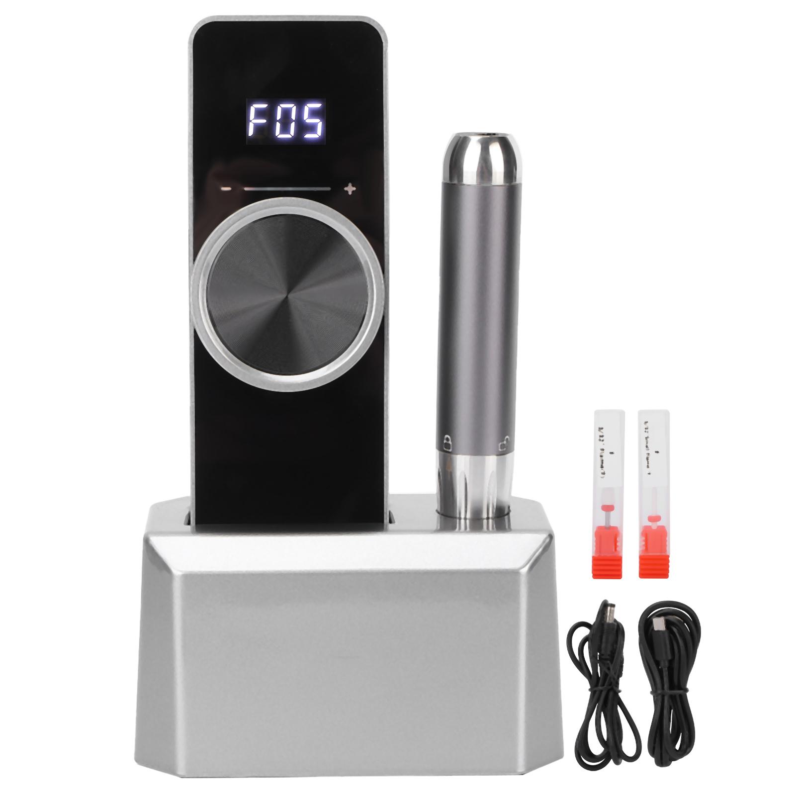 

35000 об/мин аккумуляторная пилка для ногтей маникюрные инструменты бесщеточная шлифовальная полировальная машинка для ногтей черная чёрный