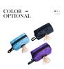Dog Poop Bag Holder for Leash Doggie Waste Bag Dispenser Soft Fabric Dog Poop Bag Dispenser