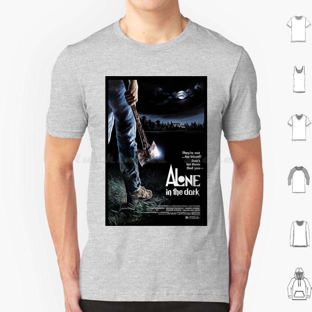 Alone In The Dark T Shirt Cotton Men Women DIY Print Film Movie Movies Horror Classic Vintage 1980s 1970s 80s 70s Cinema Old