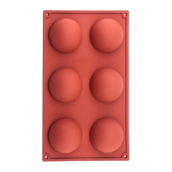 

Половина сферы шоколадный десерт форма силиконовая форма для декора торта DIY кухонный инструмент 1