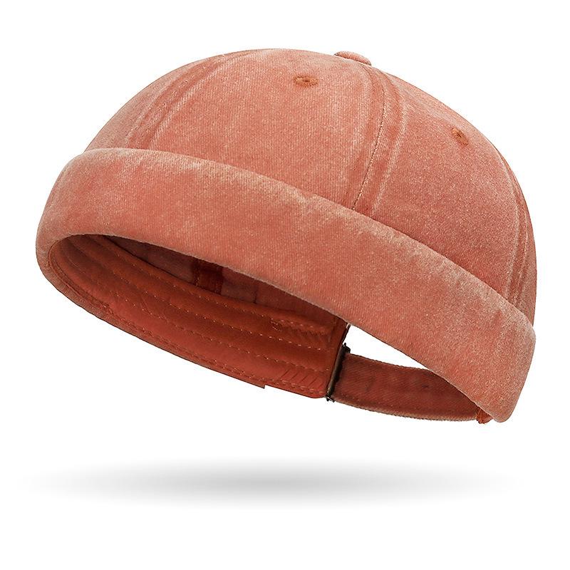 Retro Used Look Colorblock Dome Hut - Unisex Hip Hop Stil