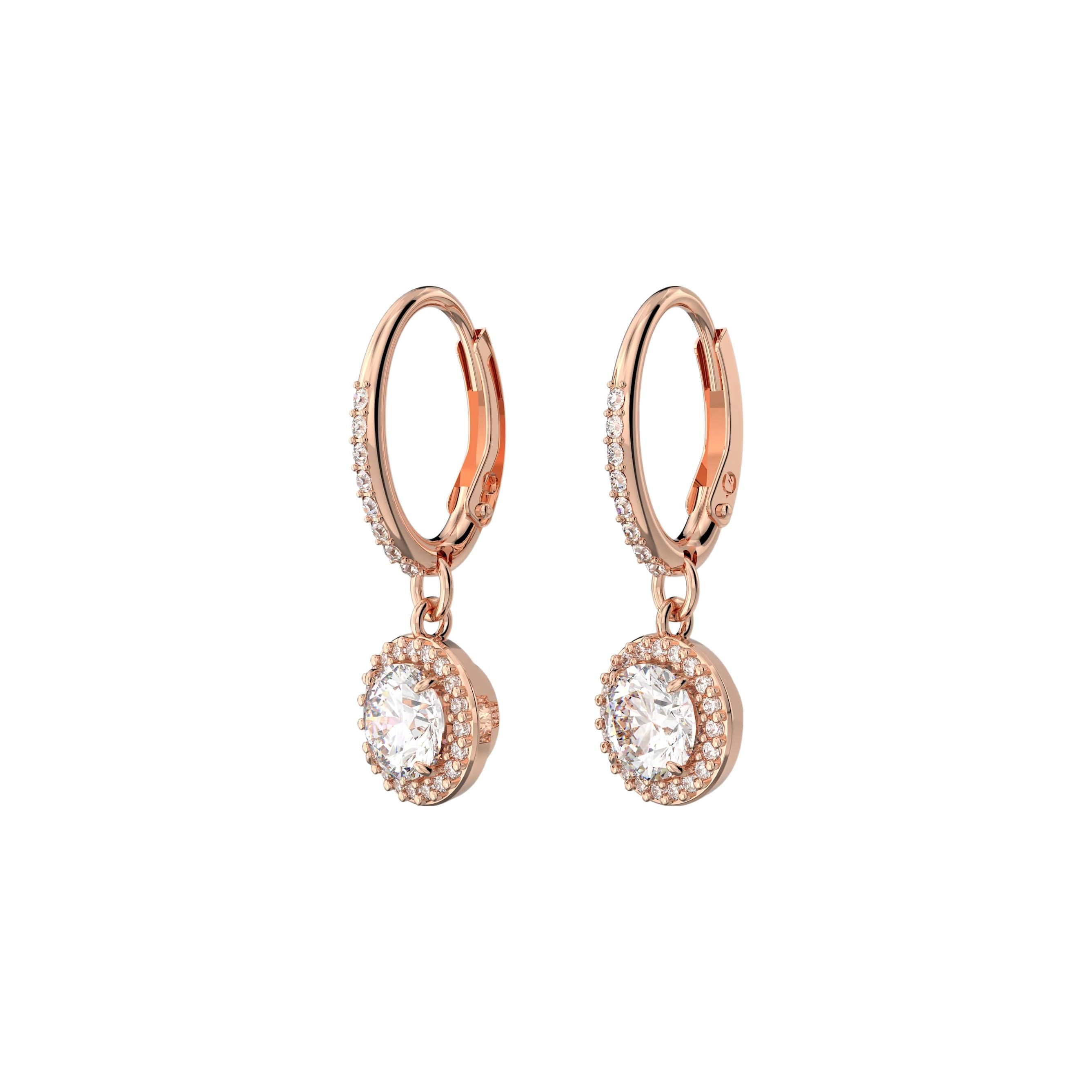 

Swarovski Constella Water Drop Earrings Women earrings Rose-Gold 5638769 Box+Shopping Bag (Random Color)