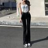 Classic Denim Jeans For Women High Waist Slim Fit With Stretch And Open Crotch For Casual Wear