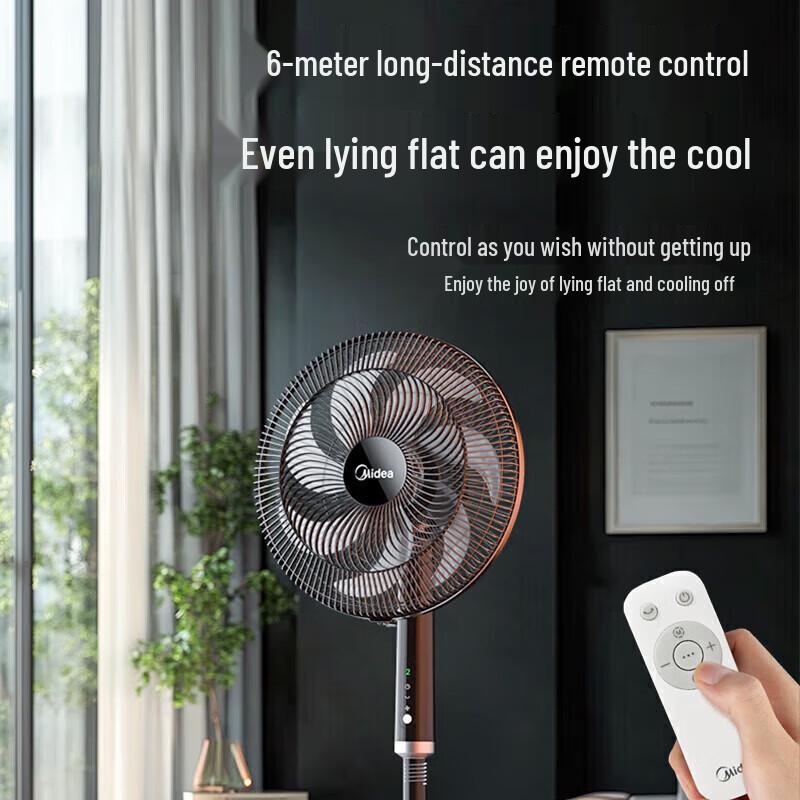 Midea Remote Control Pedestal Fan CN Plug (adapter Included)