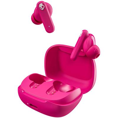 Loja Oficial Skullcandy Buds Bluetooth Sem Fio com Profundo Até 20 Horas de IPX4 Inclui Adesivo Original Smokin' Earbuds, 5.2 Microfone, Graves, Tempo de Reprodução,